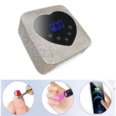 Produktbild von Lichthärtungsgerät 72W kabellose Nagellampe Nageltrockner, UV-Nagellampe