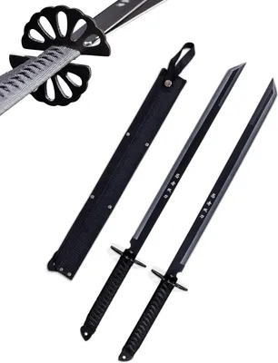 Image de Katana Véritable épée tranchante pour l'entraînement Samouraï épée acier pour adultes - Ninja Katana métal - 18 ans requis HK-6183