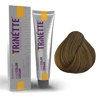 Produktbild von Trinette No.8 Hellbraun – Permanente Haarfarbe Creme 100 ml, hohe Deckkraft