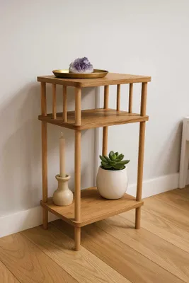 Produktbild von Skye Decor, Hochwertiger Nachttisch (3 Stück) - Saphir Eiche, 100% Melamin, 40x75x30