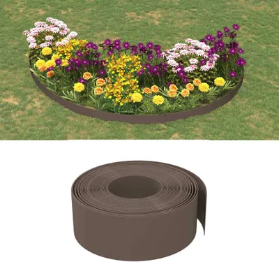 Produktbild von Möbel Rasenkanten 5 Stk. Braun 10 m 20 cm Polyethylen - Beeteinfassungen 3155463
