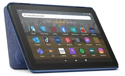 Produktbild von Hülle von Amazon für das Fire HD 8-Tablet (nur kompatibel mit Tablets der 12. Generation, 2022), blau