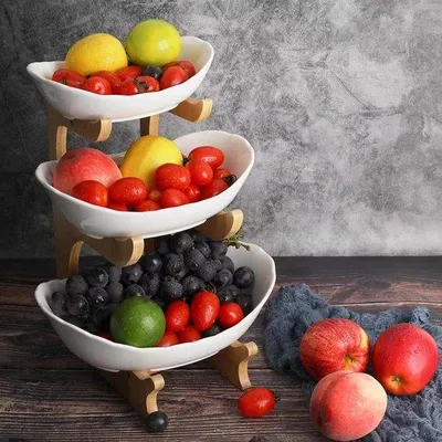 Produktbild von Famanu Obstschale - Modernes Design, 20 x 20 x 14 cm
