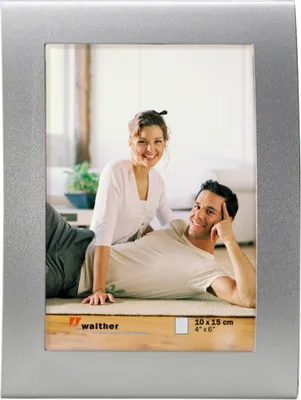 Zdjęcie produktu dla Walther  Basixx  TP silber 10x15 Metall Portrait gebogen   TP015S