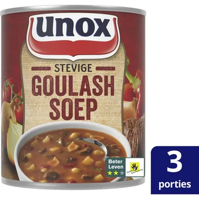 Image de Unox Goulashsoep en feuille, stevige smaak, 800 ml