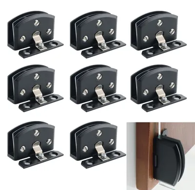 Immagine prodotto di Cerniere regolabili per porte in vetro, set da 8