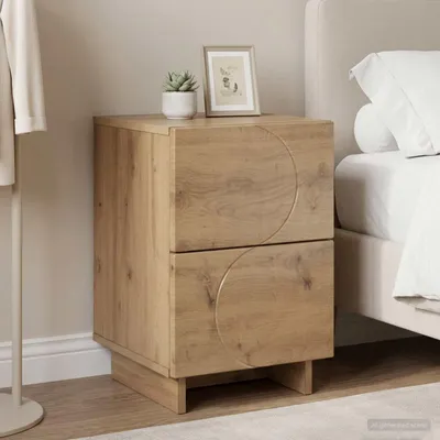 Immagine prodotto di vidaXL Comodino in legno effetto quercia artigianale, 33,5 x 34,5 x 50 cm
