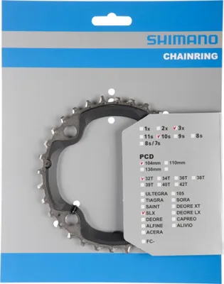 Produktbild von Shimano Kettenblatt SLX FC-M660/670 32-4 10-fach