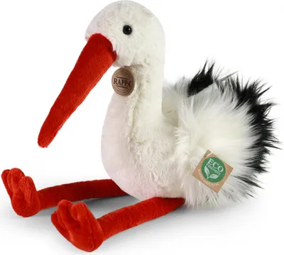 Immagine prodotto di Cicogna di peluche 39 cm ECO-FRIENDLY