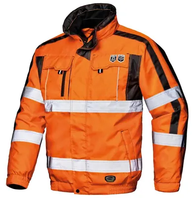 Immagine prodotto di Giacca da pilota ad alta visibilità Sir Safety Contender 4 in 1, classe 3, antivento e idrorepellente, 3XL, ARANCIONE AD ALTA VISIBILITÀ