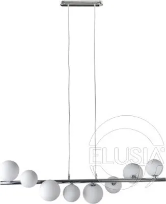 Produktbild von Leuchte Sybilla 7 Weiß 7-flammig G9 Fassung IP44 82x27x120 cm ohne Leuchtmittel nicht dimmbar