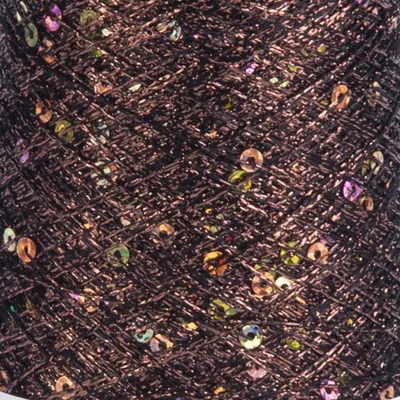 Produktbild von YarnArt Paillettes Bronzemetallisiert Garn mit Pailletten 800m, ideal für kreative Akzente
