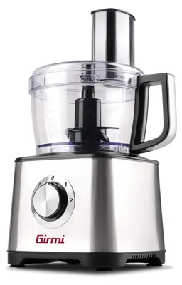 Produktbild von Girmi Multifunktions-Küchenmaschine RB76, 600 W, Edelstahlschüssel (1,2 l), 7 Zubehörteile