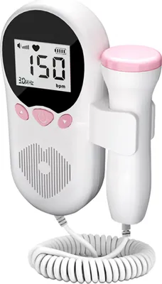 Image de Moniteur de fréquence cardiaque fœtale, grande sonde, écran LCD, rythme cardiaque intelligent de grossesse