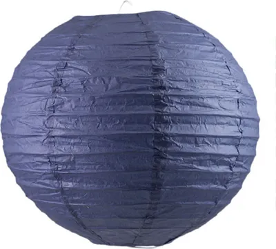 dunkelblau Lampion