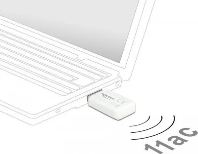 Immagine prodotto di DELOCK USB 3.0 Dualband WLAN  Micro Stick 867 + 300 Mbps