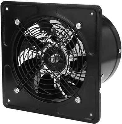 Immagine prodotto di Ventilatore da parete silenzioso per bagno, cucina e garage, con potente aspirazione