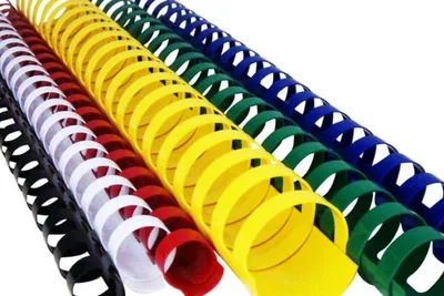 Zdjęcie produktu dla Hřbet plastový 10 mm, 41-55 listů, bílý, 100 ks