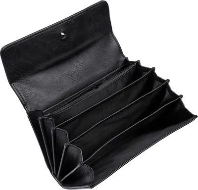 Produktbild von Karlowsky Kellnerbörse (Geldbörse) mit Druckknopf 19 x 11,5 cm Polyester Schwarz