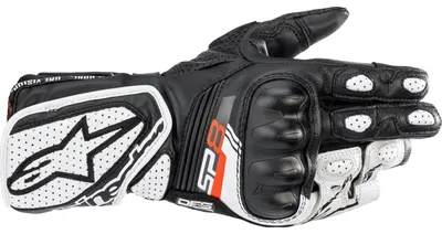 Produktbild von Alpinestars Stella SP-8 V3 Damen Handschuh Lang für Motorrad, Leder, Schwarz