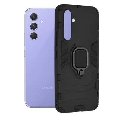 Produktbild von Dauerhafte Ring Armor Hülle für Samsung Galaxy A54 - Schwarz KP27141