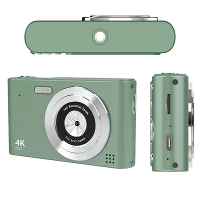 Produktbild von ZELURXX 64GB CCD Retro Kamera, Momente jederzeit festhalten, mit 16-fach Zoom, 2,4 Zoll Display, HD-Qualität, Vintage-Filter, Kinderkamera