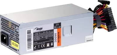 Produktbild von Akyga AK-T1-300 Netzteil 300 W 24-Pin ATX TFX Aluminium