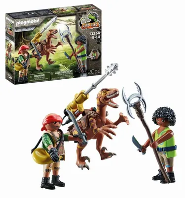 Productafbeelding van PLAYMOBIL Dino Rise 71264 Deinonychus speelgoedauto, groen - 10 onderdelen