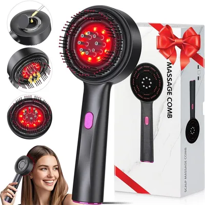Produktbild von Elektrische Kopfhautbürste mit Ölspender – Shiatsu Massage, IPX7, kabellos