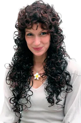 Produktbild von WIG ME UP Perücke, braun, stark gelockt, Wig 9229-2T33