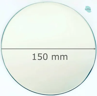Produktbild von Runder Spiegel 4 mm - Tischdeko| Spiegelplatte | Kreisspiegel -100 mm Ø - (Grundpr. 105,55 EUR / qm - Mindestbfl. 0,25 qm - Kantenb. 5,35 EUR / lfm.)