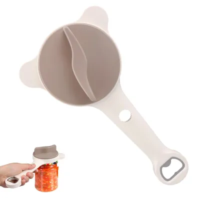 Multifunktionaler Flaschenöffner, 4-in-1, mit Antirutschmechanismus, 23 cm
