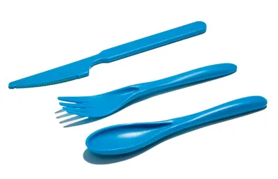 Immagine prodotto di Muitomas Set di posate 3 pezzi blu