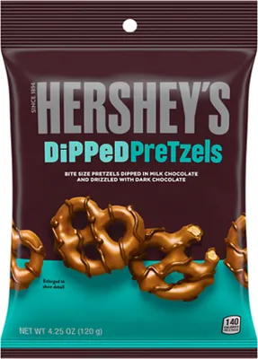 Produktbild von Hershey's Dipped Pretzels Milk Chocolate (12 x 120g)