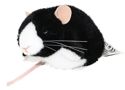Produktbild von Kösen Maus schwarz-weiß 10 cm Kuscheltier