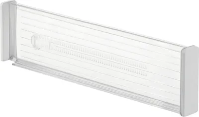 Produktbild von Schubladeneinteilung, 2er-Set, ausziehbar, transparent, Kunststoff - iDesign | Linus