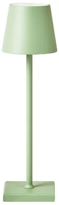 Produktbild von BELIANI Tischlampe Hellgrün Metall Kabellos Wiederaufladbar Akku Touch Funktion LED Dimmfunktion USB Kabel In- & Outdoor Tischleuchte Schreibtischlampe