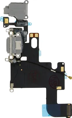 Produktbild von Avizar, Ladeanschluss mit Mikrofon, Antenne und 3.5mm Klinkenbuchse für Apple iPhone 6, Grau