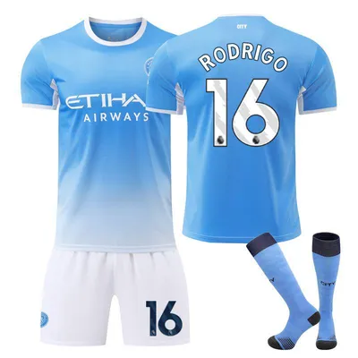 Produktbild von #16 RODRYGO 26-27 Manchester City home game football jersey for Kids and Adults SIZE:28