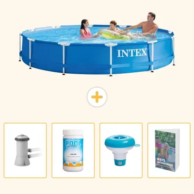 Immagine prodotto di Piscina autoportante rettangolare - 366x76 cm - 5 pezzi - SCB104