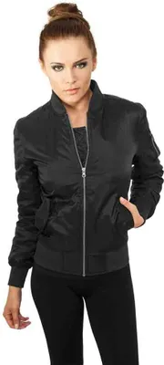 Produktbild von Urban Classics Basic Jacke Schwarz S Damen Schwarz S