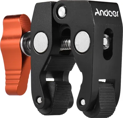 Produktbild von Andoer Krabbenzange Clip Super Clamp mit 1/4 Zoll & 3/8 Zoll Schraubenloch