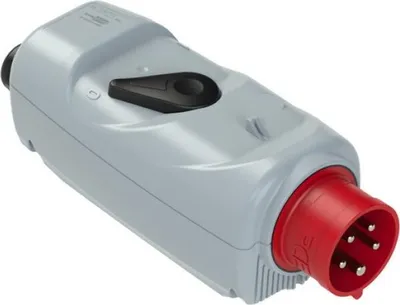 Produktbild von Pce Cee-Stecker Mit Phasenwender (Stecker 16A 5P 400V)