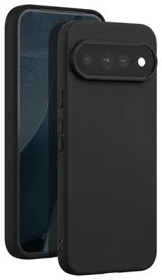 Immagine prodotto di Custodia in silicone resistente agli urti, oleorepellente, per Pixel 11 Pro XL, colore nero