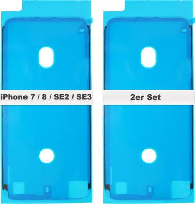 Produktbild von 2x iPhone 7 Rahmen LCD Display Kleber Dichtung Klebefolie Wasserdichtung Adhesive Weiß Weiss