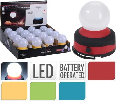 Image de 16x LED Lampe de camping Lanterne de poche Lampe de table Éclairage extérieur Jardin