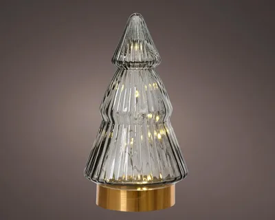 Produktbild von Lumineo LED Baum grau/warmes weiss 19,5cm