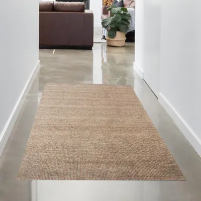 Obrázek produktu pro Koberec do ložnice a pokoje pro hosty v barvě terakota - 80x150 cm