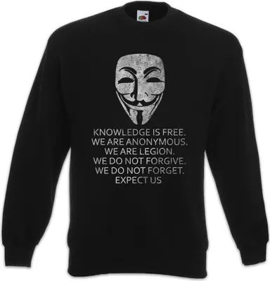 Produktbild von Urban Backwoods Knowledge Is Free, Sweatshirt, Farbe: Schwarz, Größe: L
