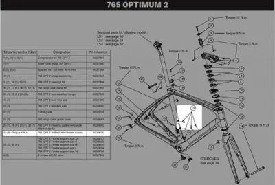 Image de Vis Look OPT2 pour porte-bidon 765 - noir, fixation stable